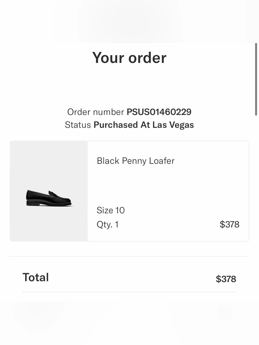 Suitsupply Black Leather Penny Loafer